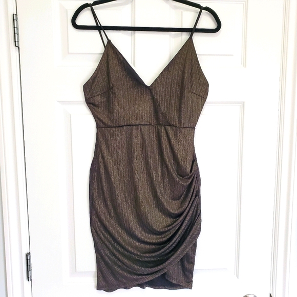 Fashion Nova Dresses & Skirts - Black & Gold Cocktail Dress